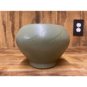 Vintage McCoy Pottery Floraline 415 MCM Planter Pot Vase Abstract Fish Design‎